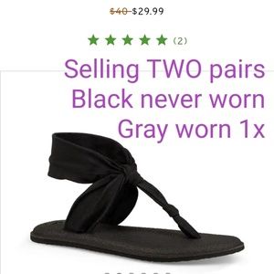 Sanuk Yoga Sling Sandal Size 8